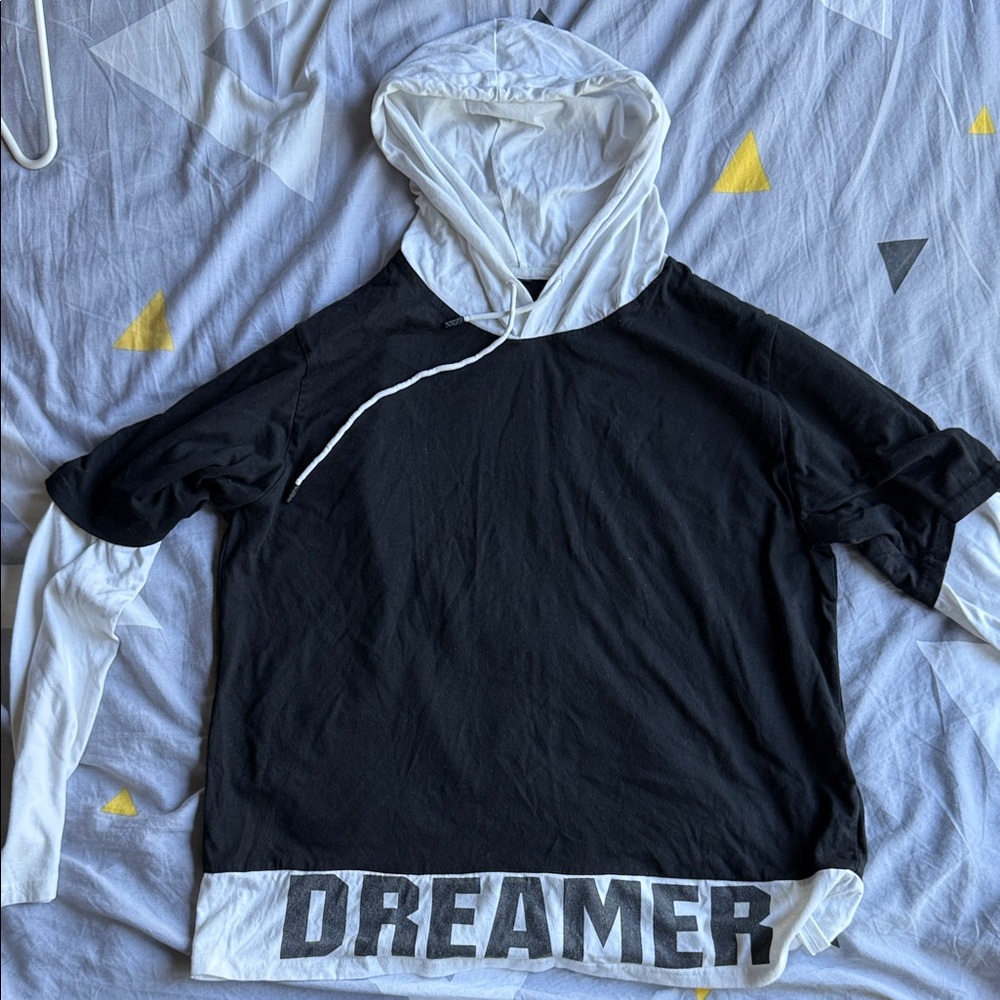 Black and White Dreamer Hoodie